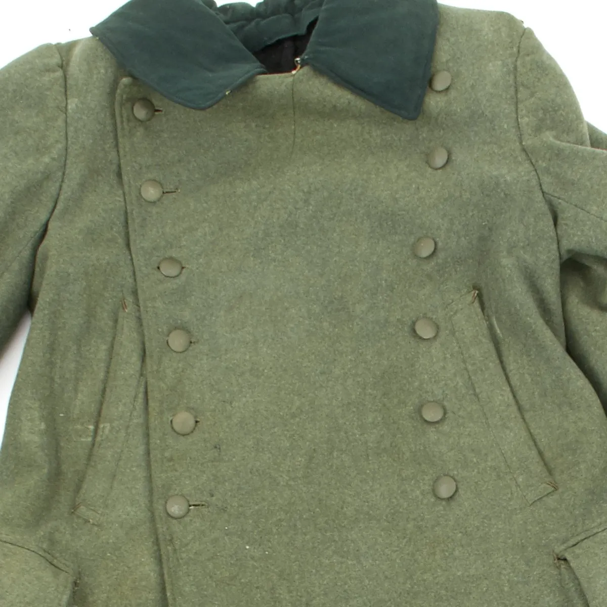 Original German WWII M36 Overcoat NCO 485th Infantry Regiment