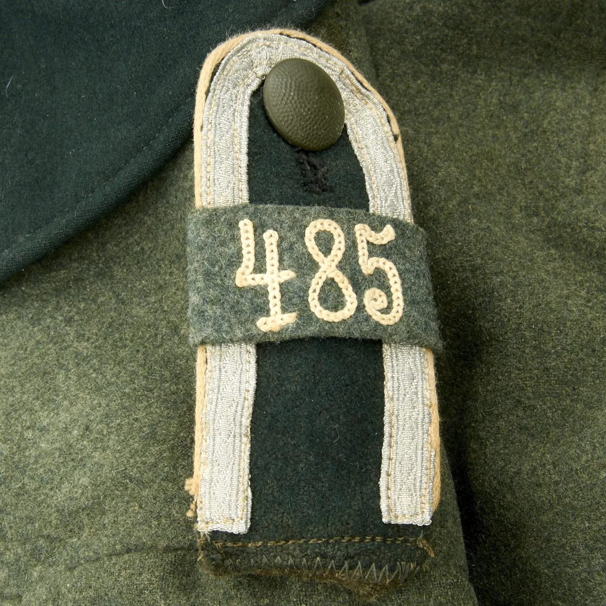 Original German WWII M36 Overcoat NCO 485th Infantry Regiment
