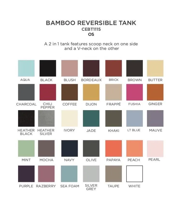 REVERSIBLE MAGENTA BAMBOO CAMISOLE