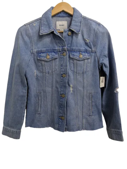 [S] NWT Old Navy Raw Hem Denim Jacket