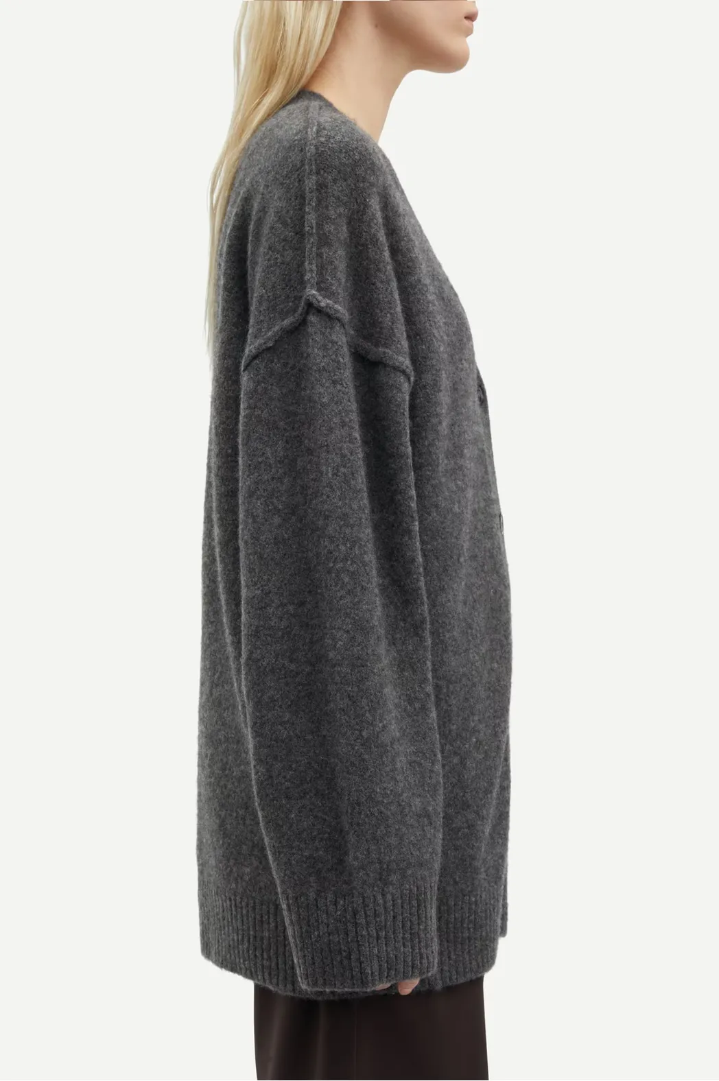 Saceleste Cardigan - Black Oyster