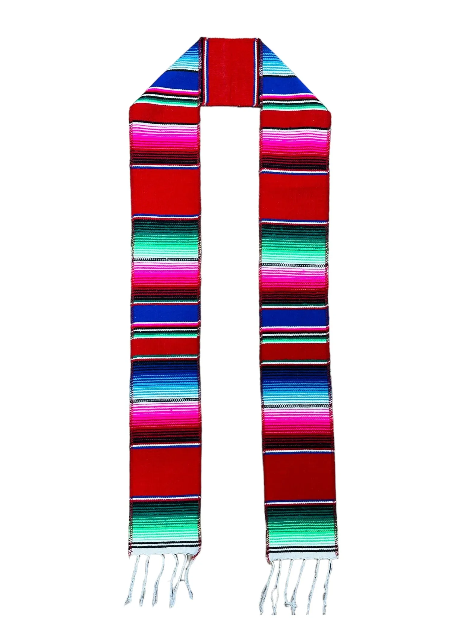 Serape Grad Stole Scarf Belt