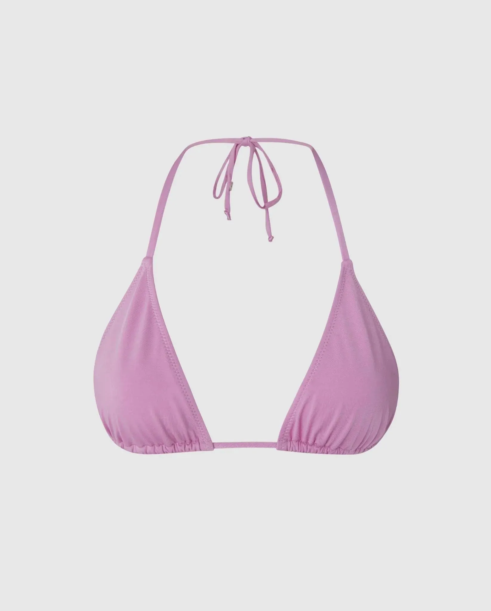 Understatement Underwear - Strappy Triangle Bikini Top - Lavender