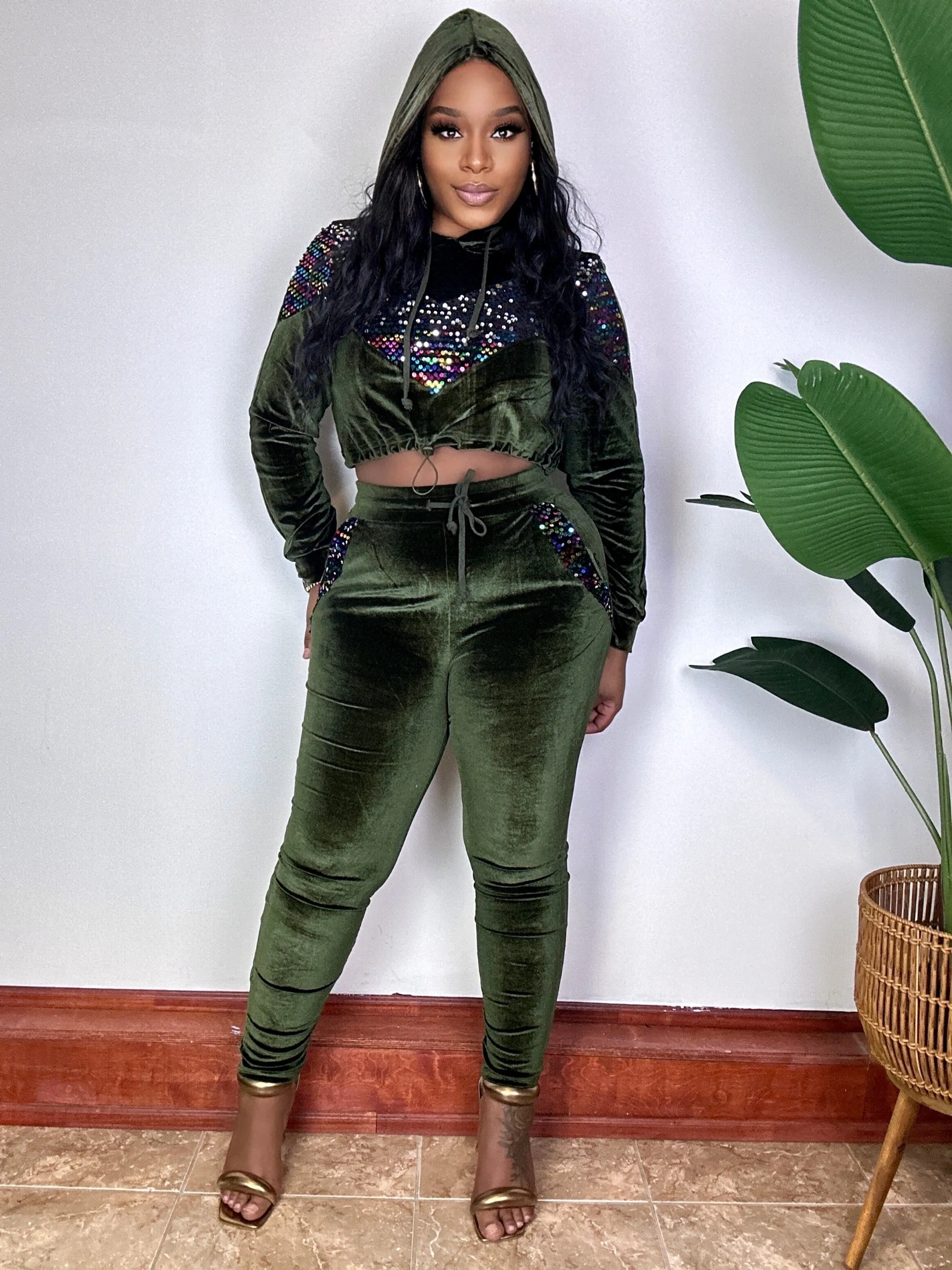 Velvet Stars | Jogger Pants Set